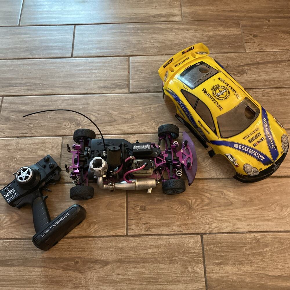 Vintage HPI Nitro Star RS4 1/10 On-road Racing Car Untested